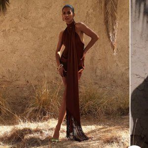 Rat & Boa Serafia Dress in Cocoa